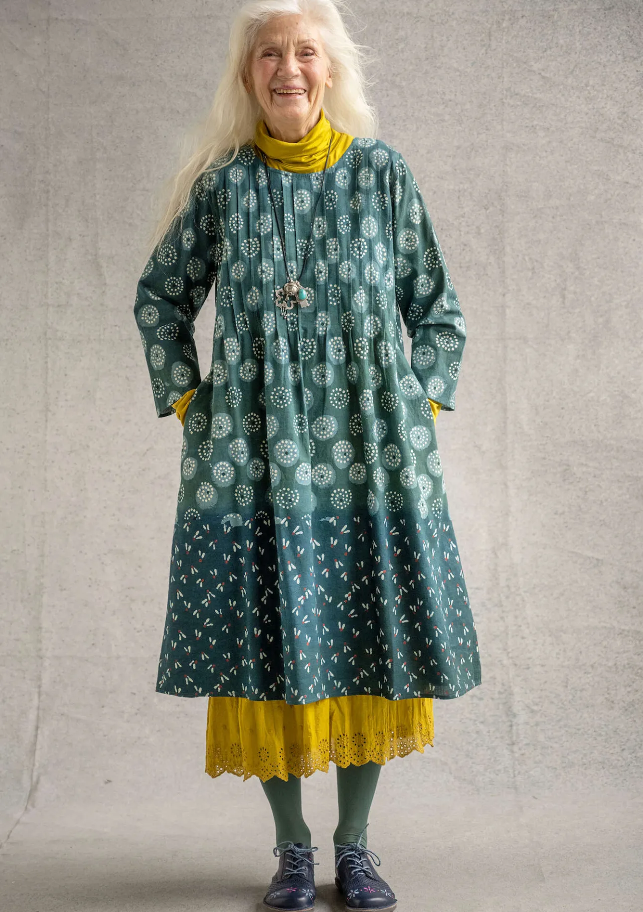 Gudrun Sjödén Kleid „Clay“ aus Bio-Baumwollgewebe> Kleider