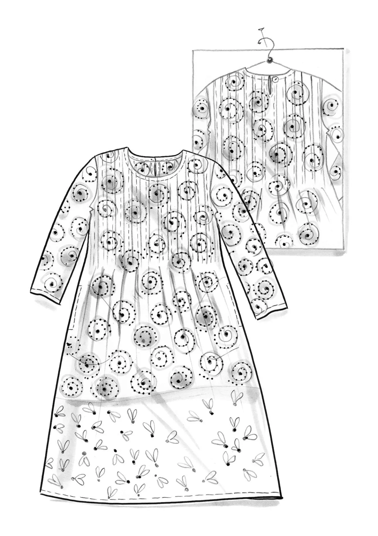 Gudrun Sjödén Kleid „Clay“ aus Bio-Baumwollgewebe> Kleider