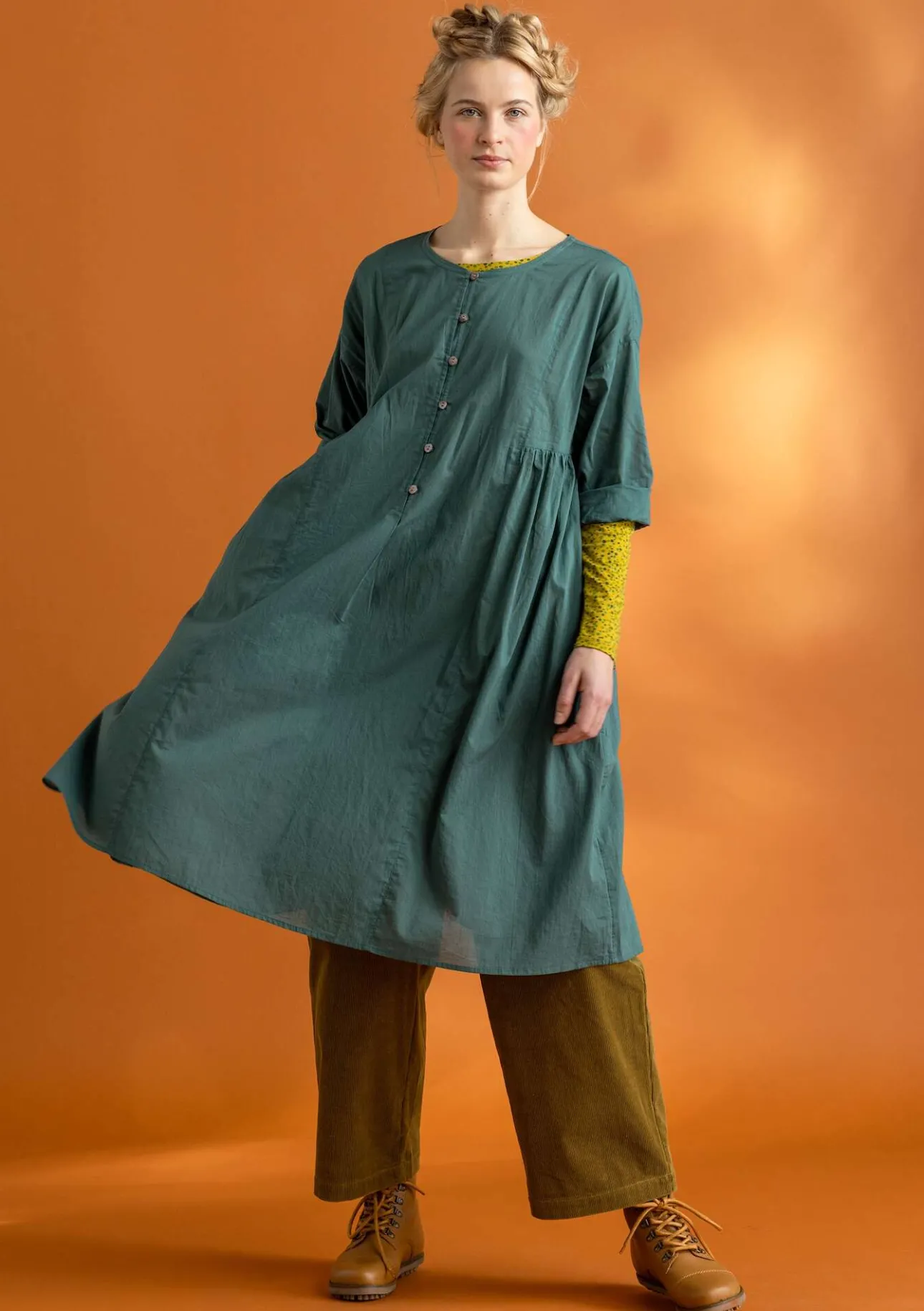 Gudrun Sjödén Kleid „Hedda“ aus Bio-Baumwollgewebe> Kleider
