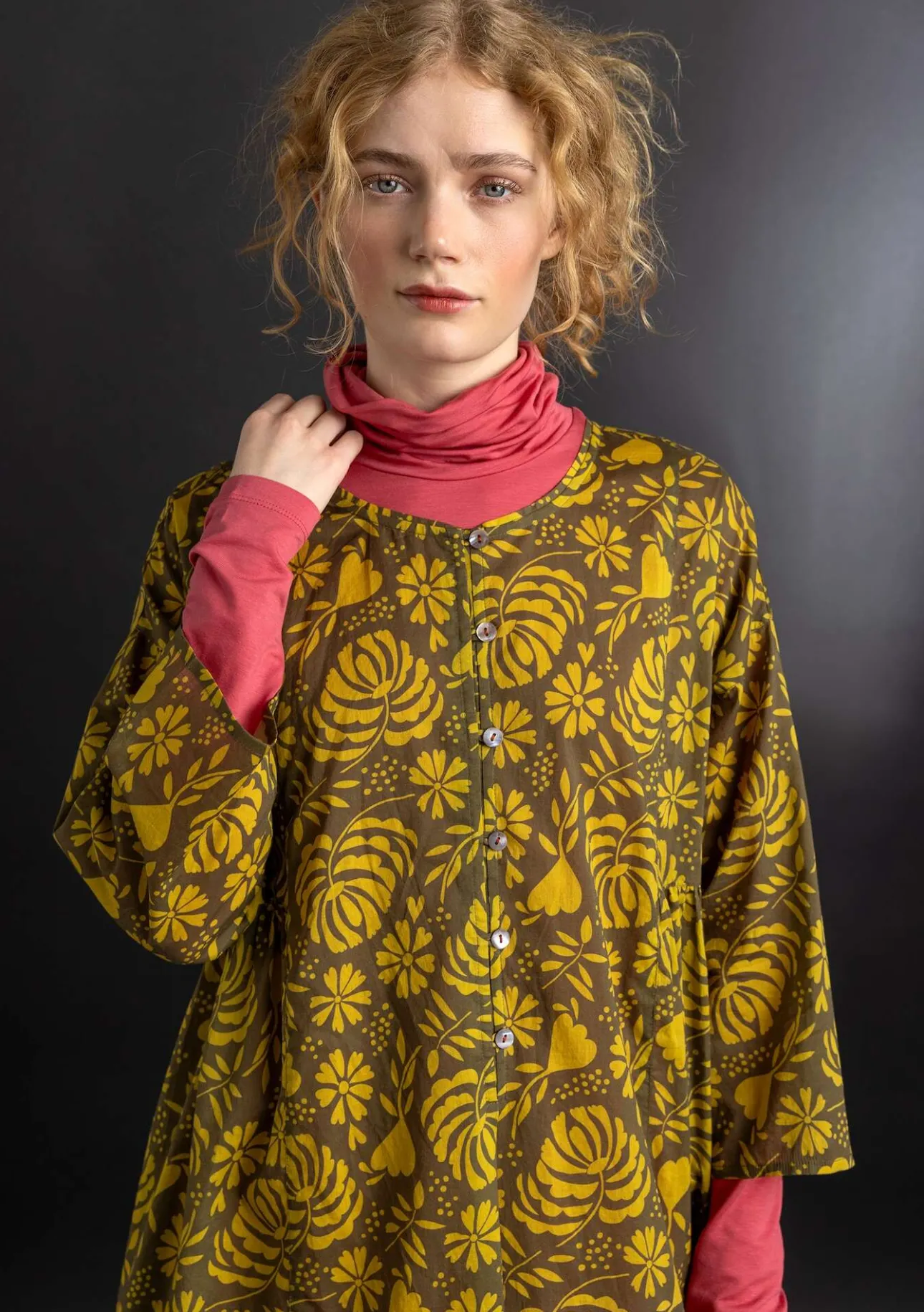 Gudrun Sjödén Kleid „Hedda“ aus Bio-Baumwollgewebe> Kleider
