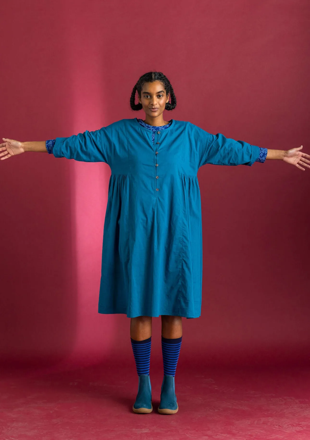 Gudrun Sjödén Kleid „Hedda“ aus Bio-Baumwollgewebe> Kleider