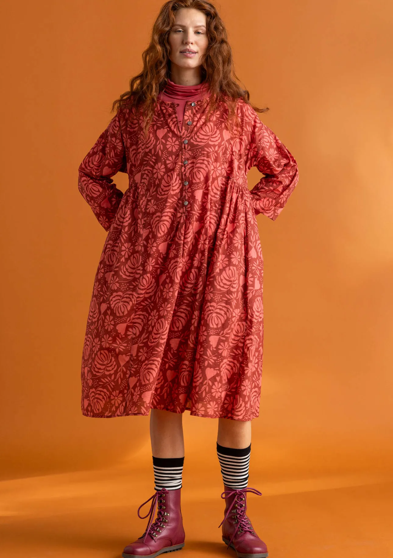Gudrun Sjödén Kleid „Hedda“ aus Bio-Baumwollgewebe> Kleider