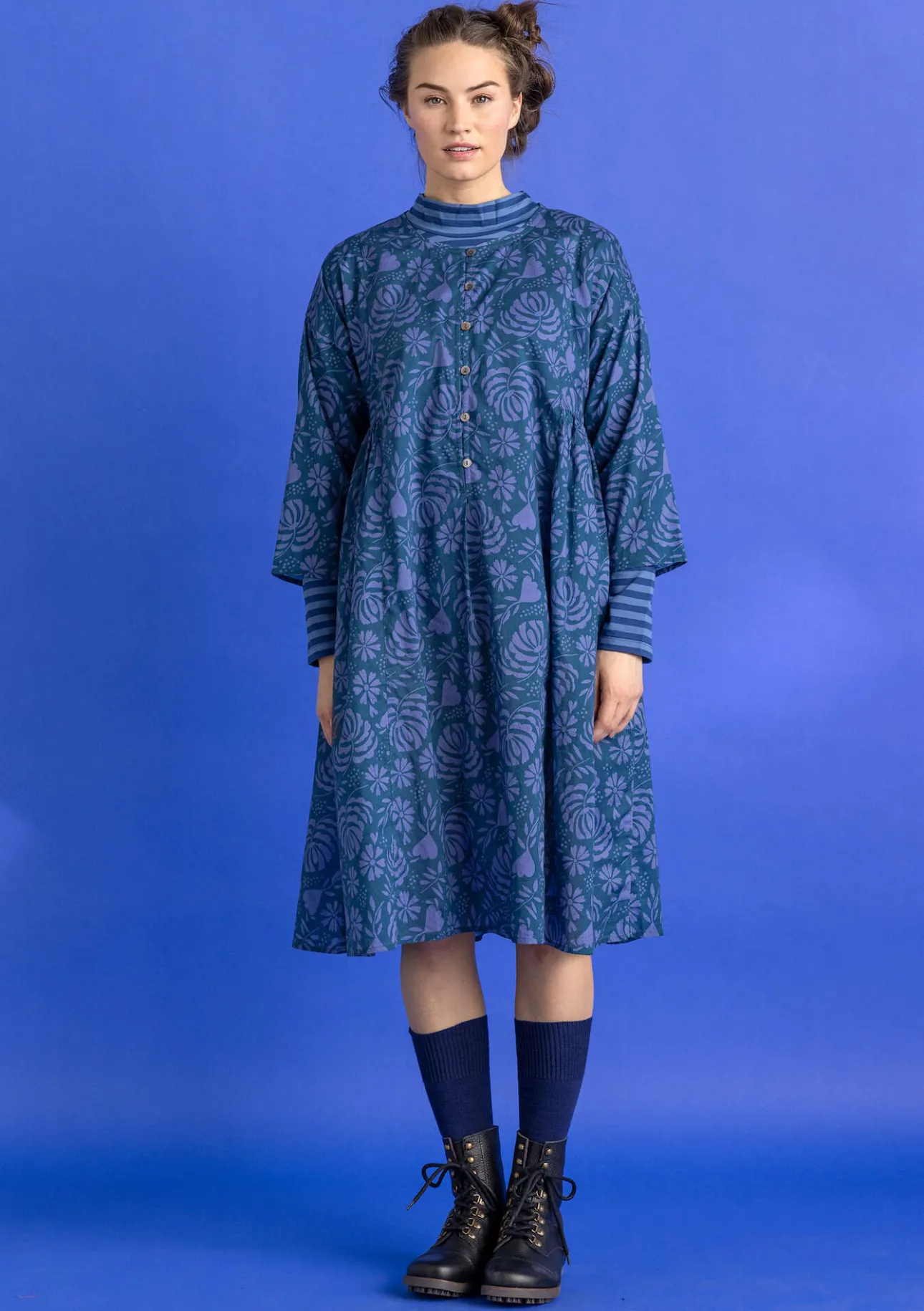 Gudrun Sjödén Kleid „Hedda“ aus Bio-Baumwollgewebe> Kleider