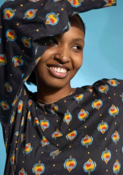 Gudrun Sjödén Kleid „Katmandu“ aus Bio-Baumwolle/Modal> Kleider