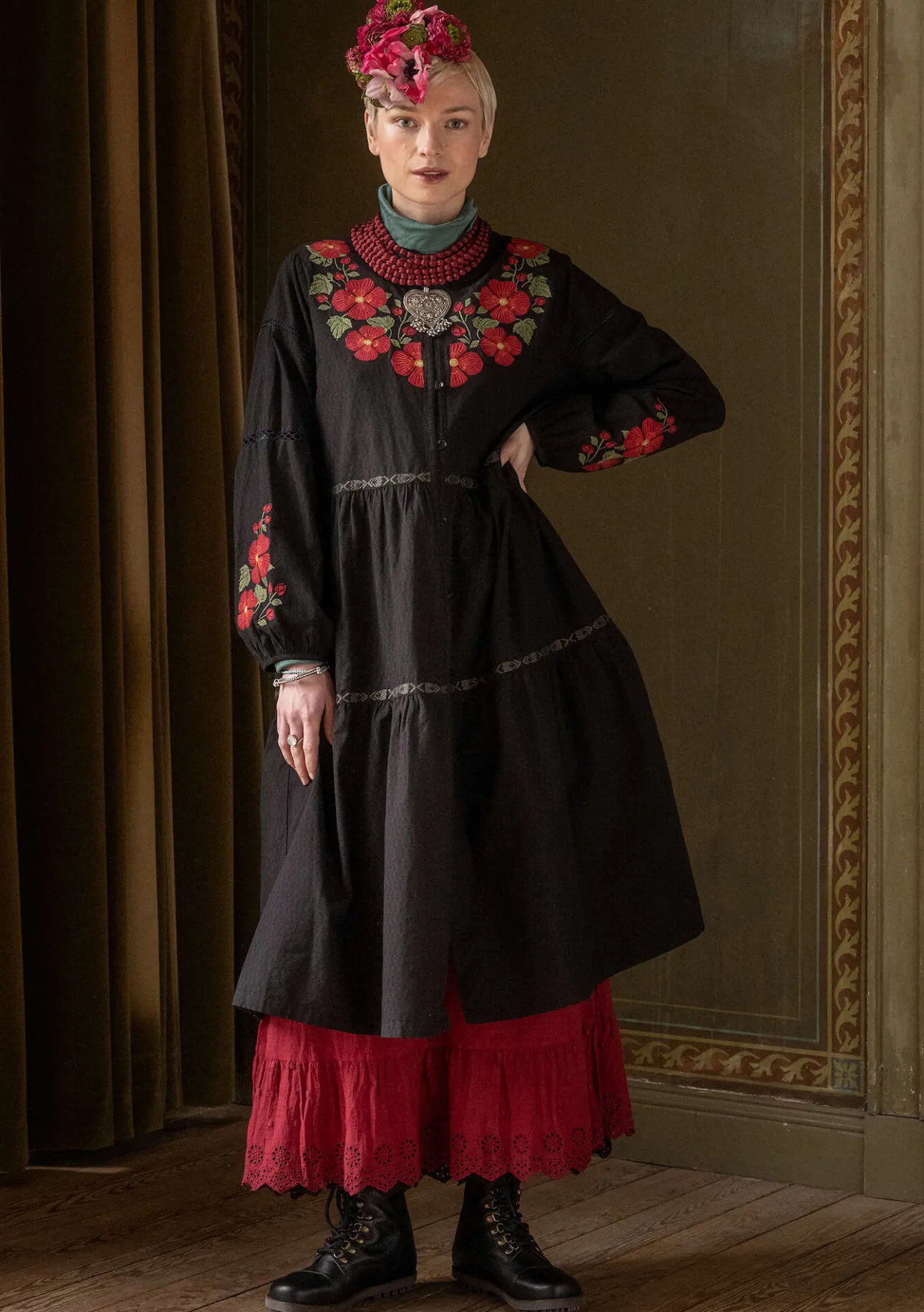 Gudrun Sjödén Kleid „Åland“ aus Bio-Baumwollgewebe> Kleider