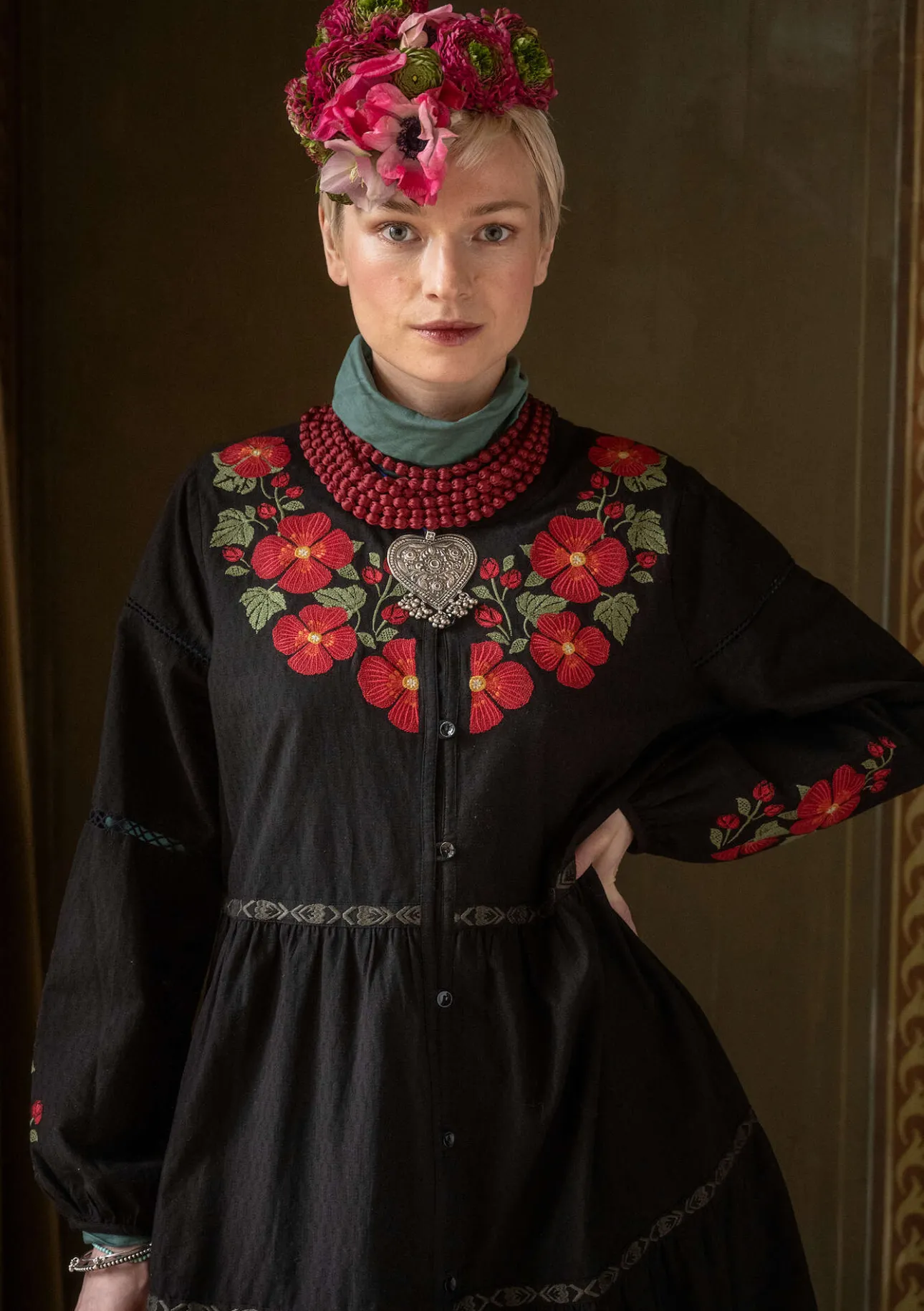 Gudrun Sjödén Kleid „Åland“ aus Bio-Baumwollgewebe> Kleider