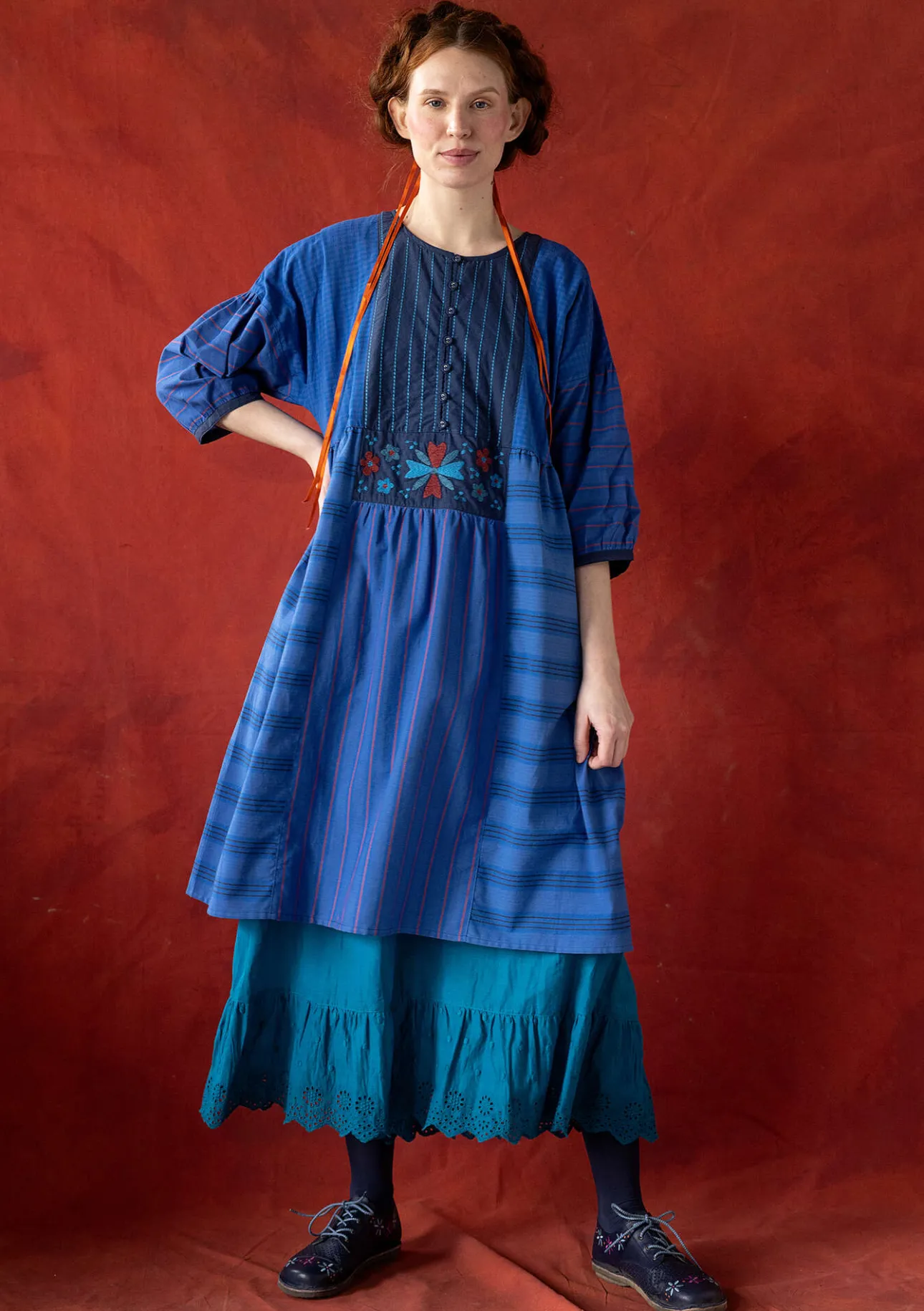 Gudrun Sjödén Kleid „Sofia“ aus Bio-Baumwollgewebe> Kleider