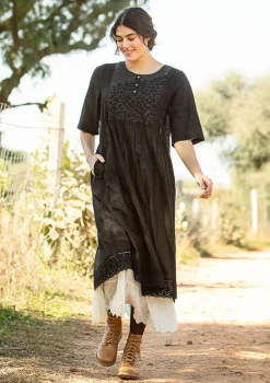 Gudrun Sjödén Kleid „Strandfynd“ aus Bio-Baumwollgewebe> Kleider