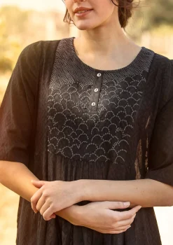 Gudrun Sjödén Kleid „Strandfynd“ aus Bio-Baumwollgewebe> Kleider
