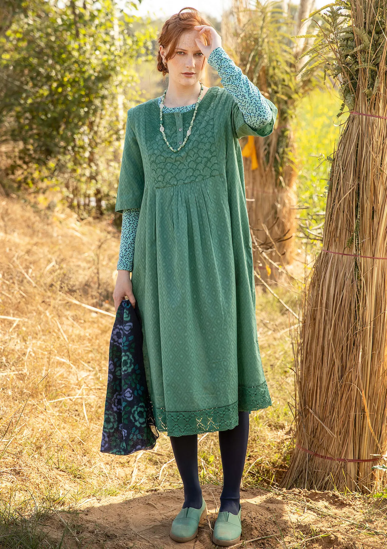 Gudrun Sjödén Kleid „Strandfynd“ aus Bio-Baumwollgewebe> Kleider