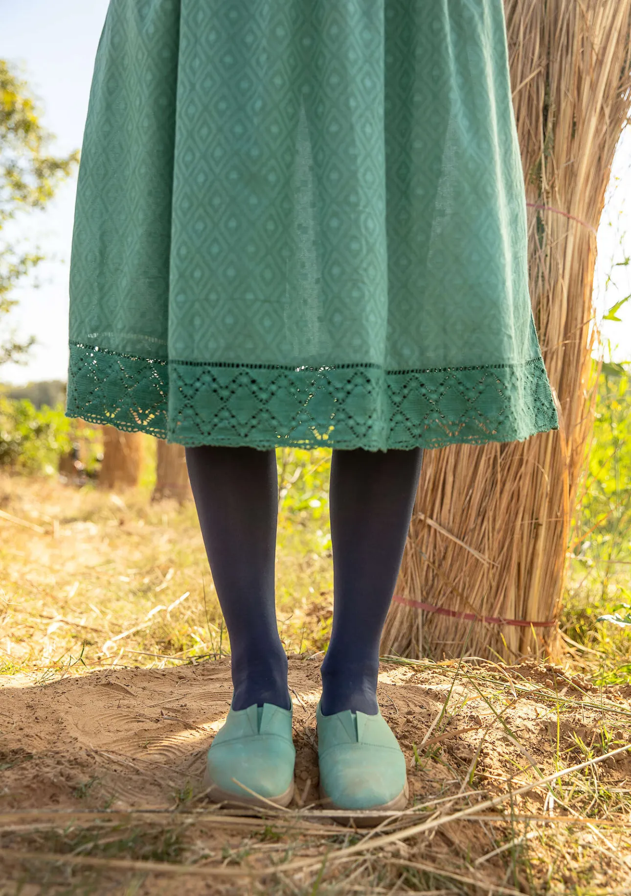 Gudrun Sjödén Kleid „Strandfynd“ aus Bio-Baumwollgewebe> Kleider