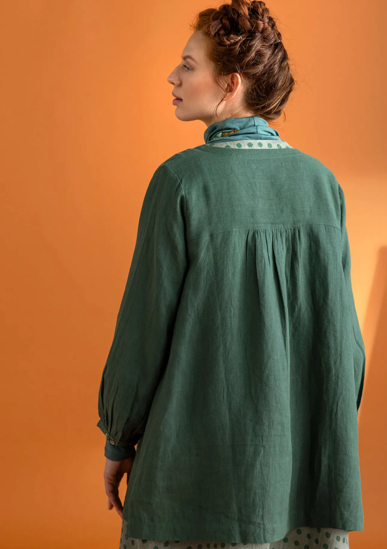Gudrun Sjödén Künstlerbluse „Asta“ aus Leinengewebe> Blusen
