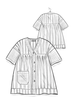 Gudrun Sjödén Künstlerbluse „Sofia“ aus Bio-Baumwolle><noscript><img width=