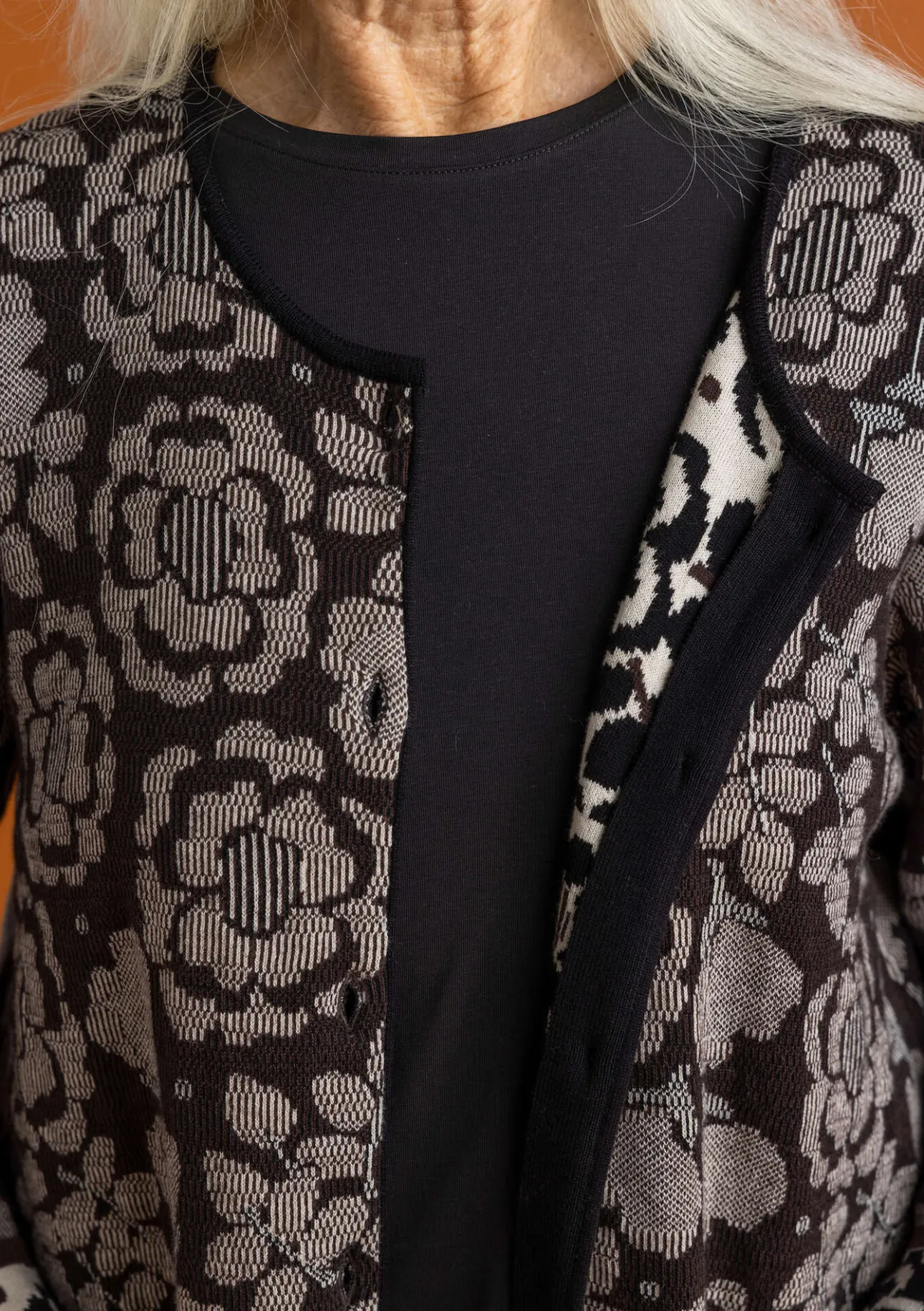 Gudrun Sjödén Langstrickjacke „Astrid“ aus Bio-/Recycling-Baumwolle> Strickjacken
