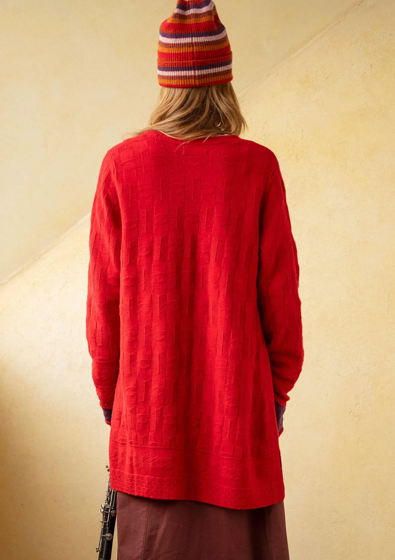 Gudrun Sjödén Langstrickjacke „Capella“ aus Lammwolle> Strickjacken