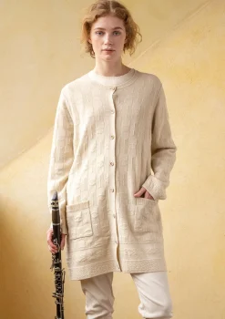 Gudrun Sjödén Langstrickjacke „Capella“ aus Lammwolle> Strickjacken