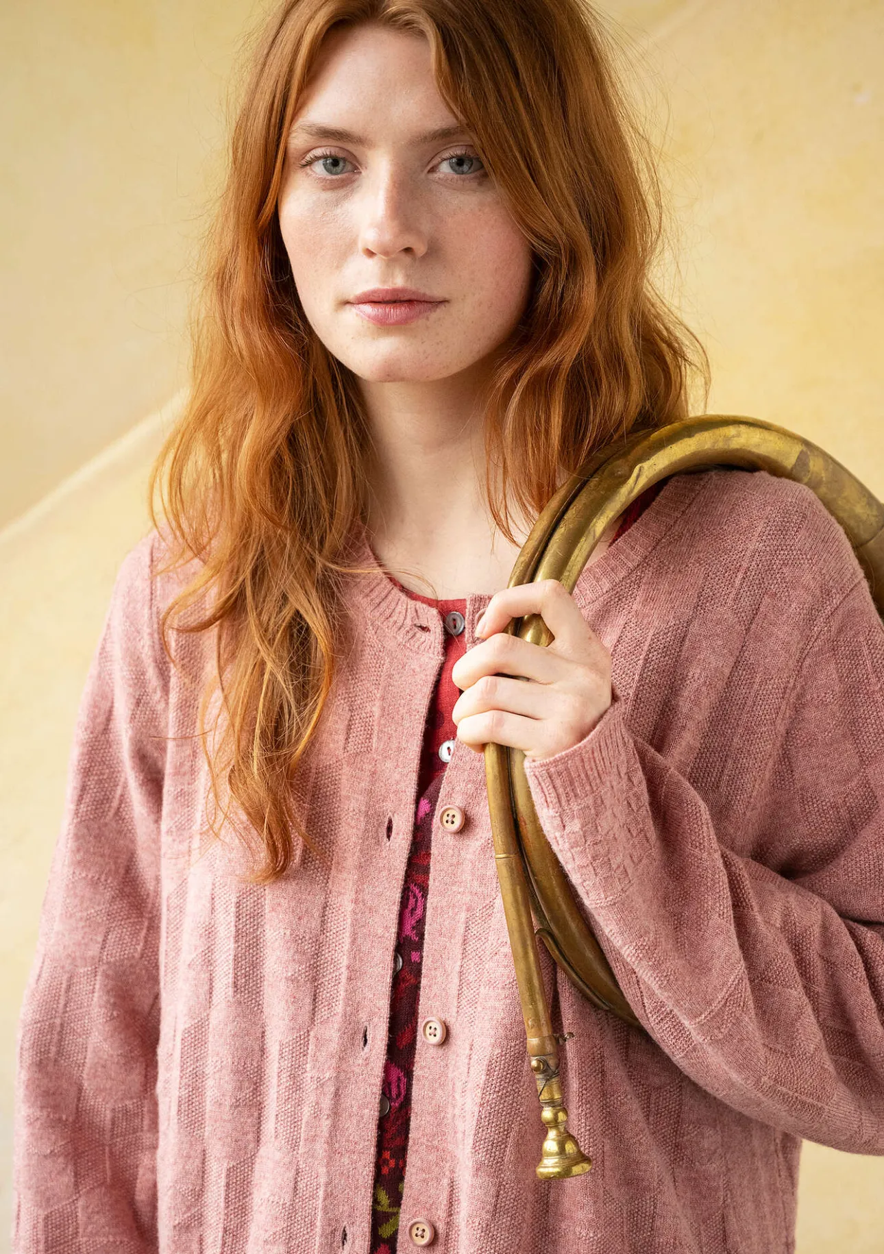 Gudrun Sjödén Langstrickjacke „Capella“ aus Lammwolle> Strickjacken