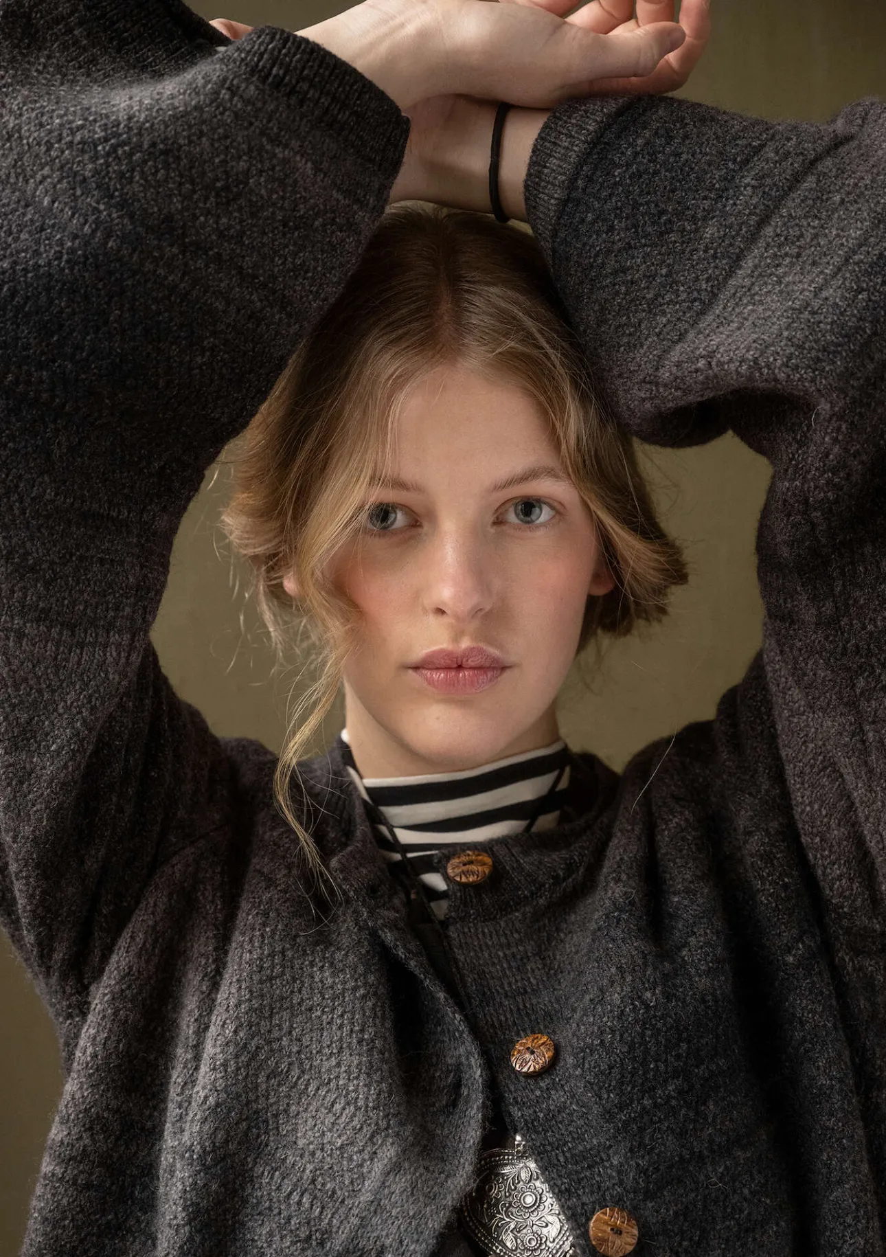 Gudrun Sjödén Langstrickjacke „Eckerö“ aus Space-Dye-Wolle> Strickjacken