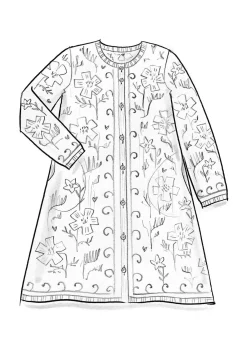 Gudrun Sjödén Langstrickjacke „Gnistra“ aus Bio- und Recycling-Baumwolle/Alpakawollgemisch><noscript><img width=