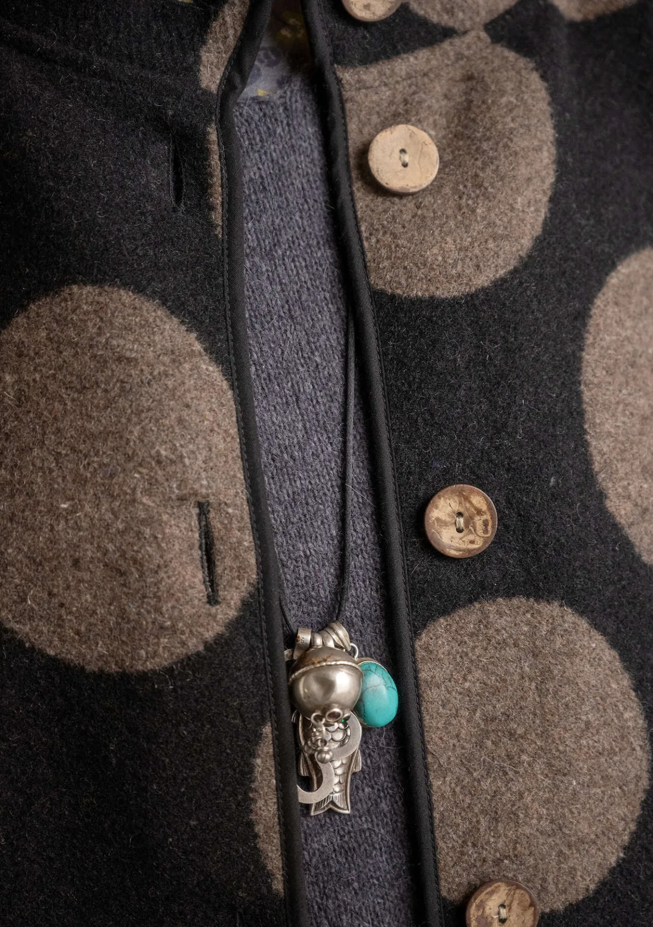 Gudrun Sjödén Mantel „Stone“ aus Wollmischgewebe> Jacken & Mäntel