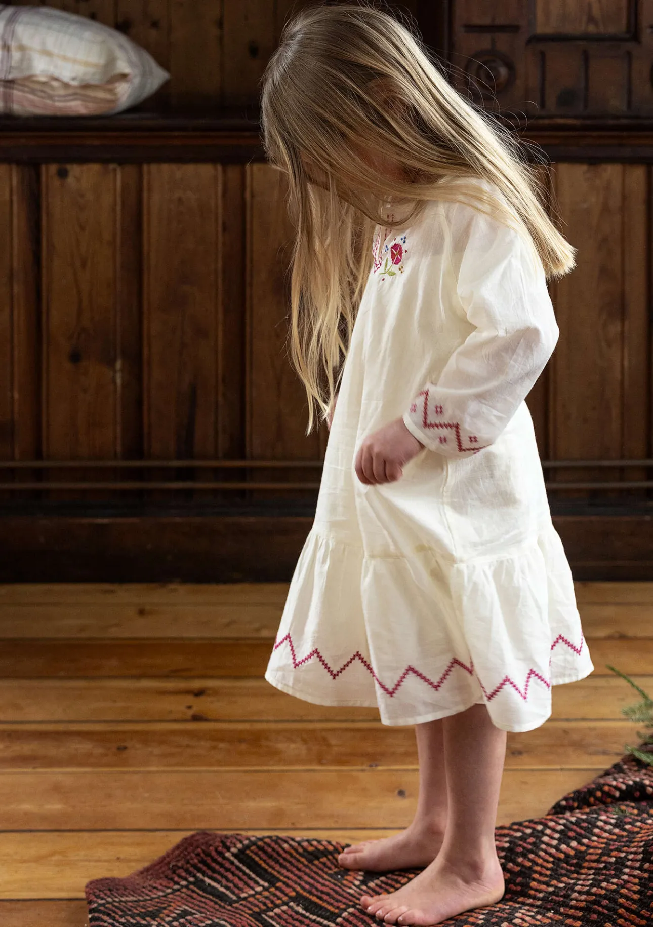 Gudrun Sjödén Mädchen-Nachthemd „Twinkle“ aus Bio-Baumwolle> Wäsche & Loungewear