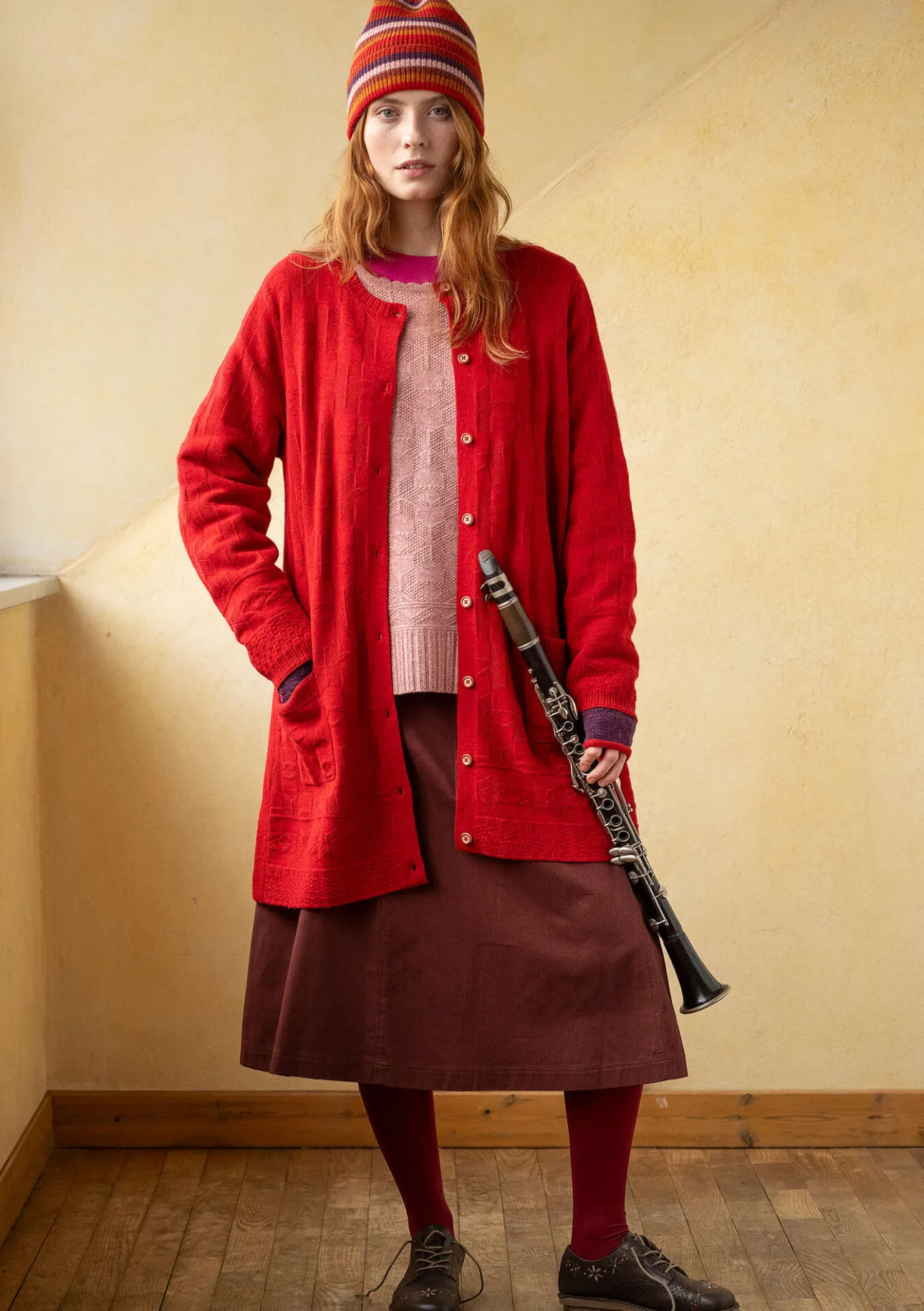 Gudrun Sjödén Mütze aus Recycling-Wolle/Lammwolle> Accessoires