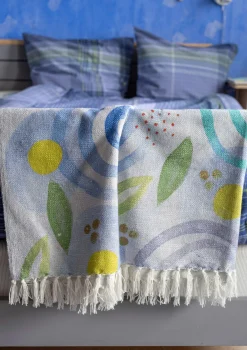 Gudrun Sjödén Plaid „Cumulus“ aus Bio-Baumwolle><noscript><img width=