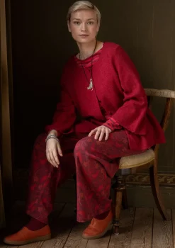 Gudrun Sjödén Pointelle-Strickjacke „Blomstra“ aus Bio-Wolle><noscript><img width=