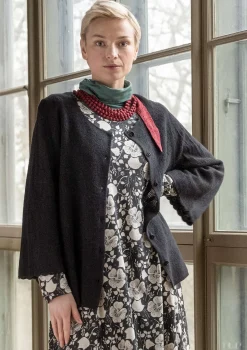 Gudrun Sjödén Pointelle-Strickjacke „Blomstra“ aus Bio-Wolle> Strickjacken