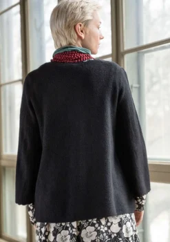 Gudrun Sjödén Pointelle-Strickjacke „Blomstra“ aus Bio-Wolle> Strickjacken