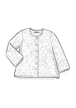 Gudrun Sjödén Pointelle-Strickjacke „Blomstra“ aus Bio-Wolle><noscript><img width=