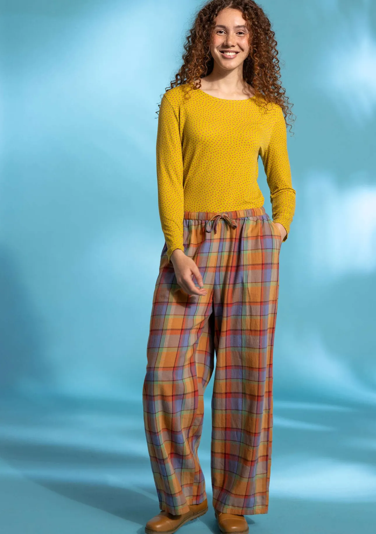 Gudrun Sjödén Pyjamahose „Skagen“ aus Bio-Baumwollgewebe> Hosen