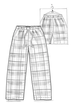 Gudrun Sjödén Pyjamahose „Skagen“ aus Bio-Baumwollgewebe><noscript><img width=