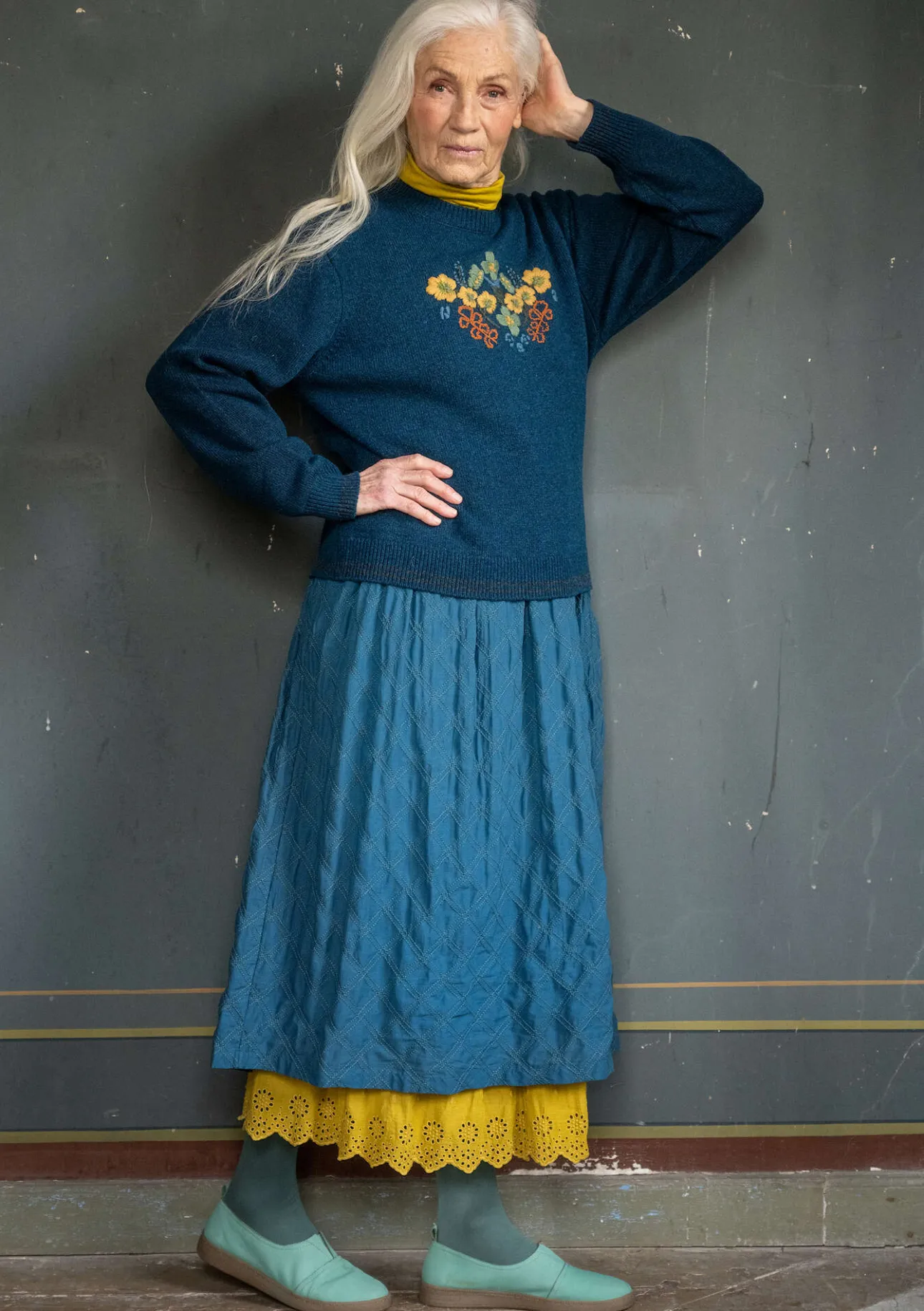 Gudrun Sjödén Rock „Helga“ aus Bio-Baumwollgewebe> Röcke