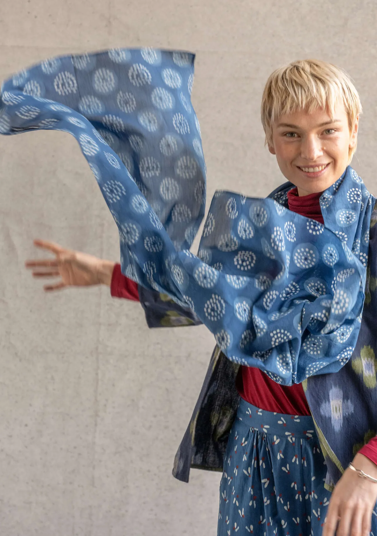Gudrun Sjödén Schal „Clay“ aus Bio-Baumwolle> Accessoires|Schals Und Tücher