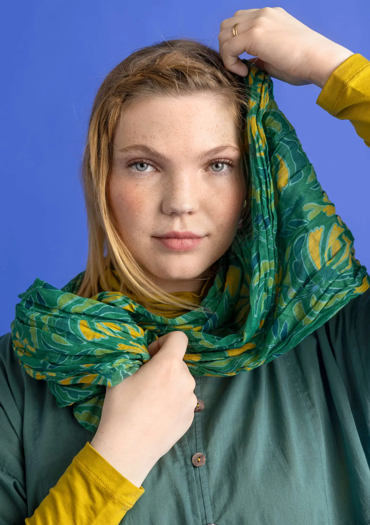 Gudrun Sjödén Schal „Hedda“ aus Bio-Baumwolle> Accessoires|Schals Und Tücher