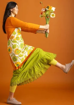 Gudrun Sjödén Schürze „Sunflower“ aus Bio-Baumwolle/Leinen> Küche & Esszimmer|Heimtextilien