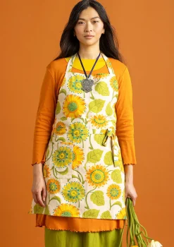 Gudrun Sjödén Schürze „Sunflower“ aus Bio-Baumwolle/Leinen><noscript><img width=