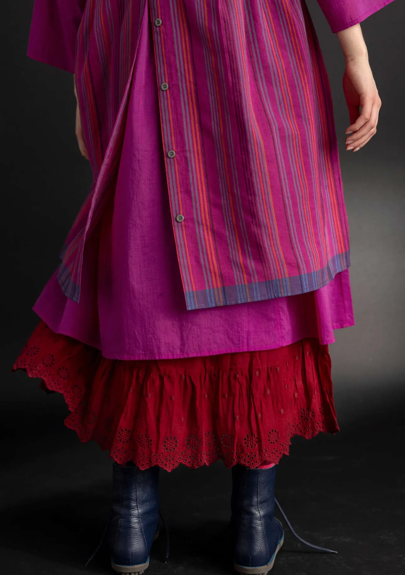 Gudrun Sjödén Schürzenkleid „Ava“ aus Bio-Baumwollgewebe> Kleider