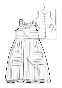 Gudrun Sjödén Schürzenkleid „Ava“ aus Bio-Baumwollgewebe><noscript><img width=