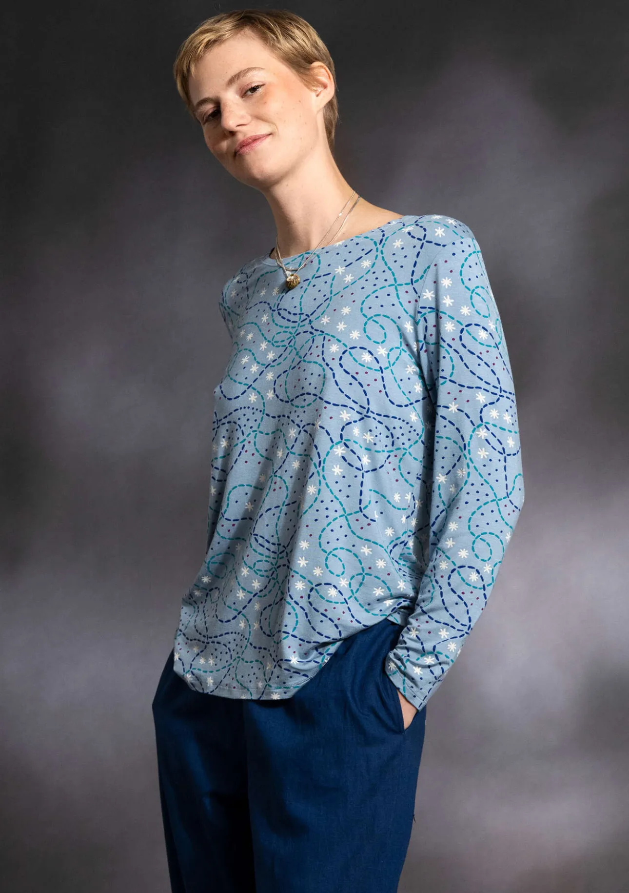 Gudrun Sjödén Shirt „Aurora“ aus Micromodal/Elasthan> Pullover & Shirts