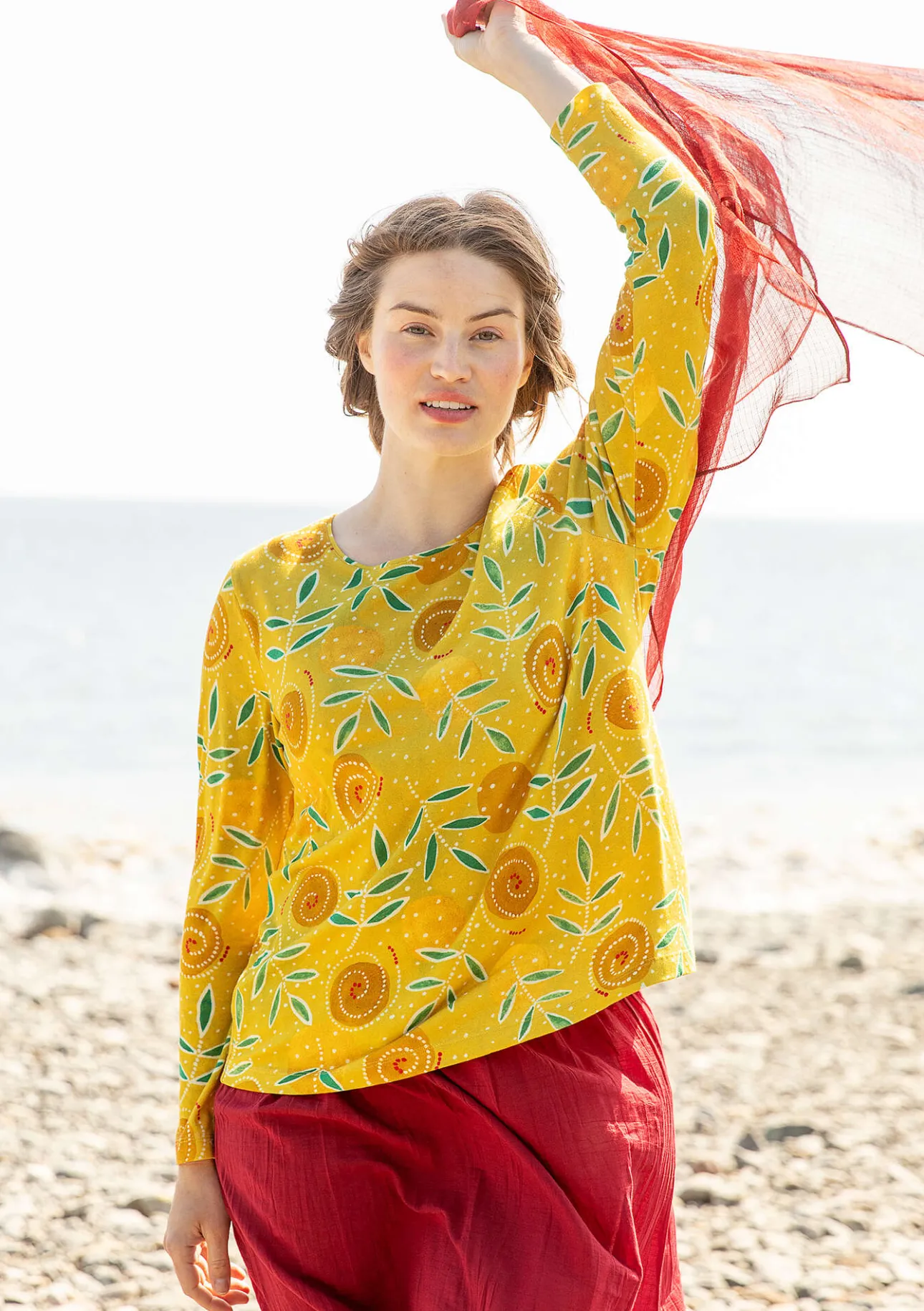 Gudrun Sjödén Shirt „Bhumika“ aus Bio-Baumwolle/Modal> Pullover & Shirts