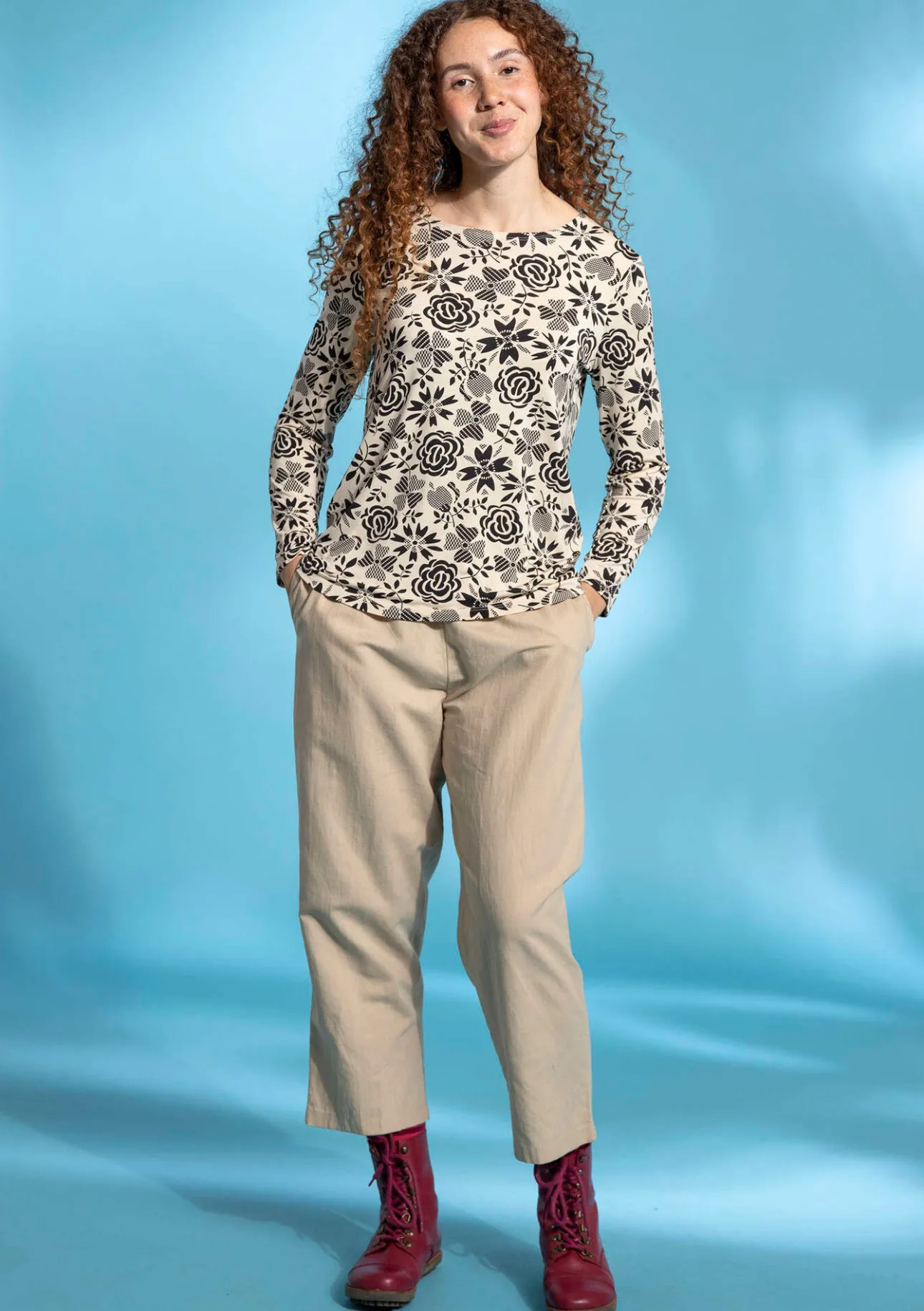Gudrun Sjödén Shirt „Karin“ aus Micromodal/Elasthan> Pullover & Shirts