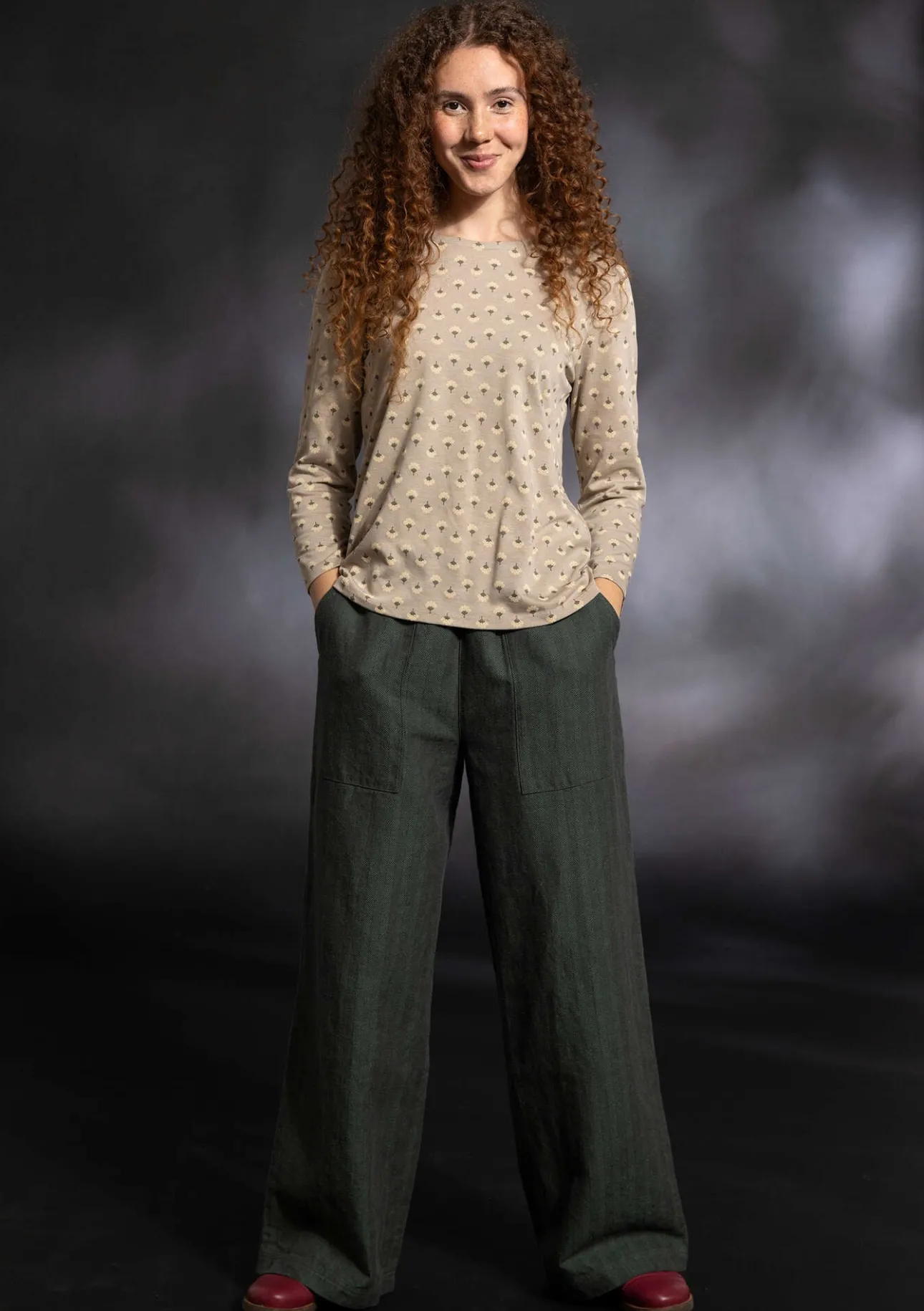 Gudrun Sjödén Shirt „Sigrid“ aus Bio-Baumwolle/Lyocell> Pullover & Shirts