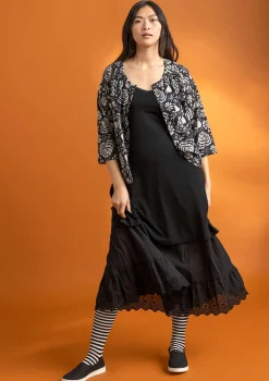 Gudrun Sjödén Slipkleid aus Lyocell/Elasthan><noscript><img width=