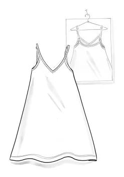 Gudrun Sjödén Slipkleid aus Lyocell/Elasthan><noscript><img width=