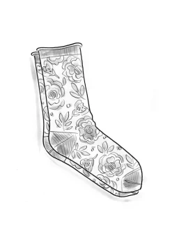 Gudrun Sjödén Socken „Astrid“ aus Bio-Baumwolle> Accessoires