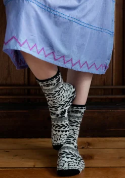 Gudrun Sjödén Socken „Twinkle“ aus Wollfrottee> Accessoires