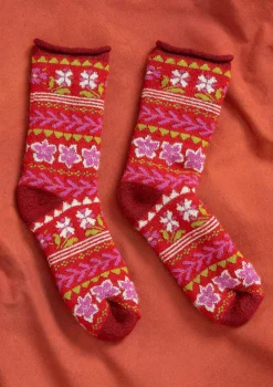 Gudrun Sjödén Socken „Twinkle“ aus Wollfrottee> Accessoires