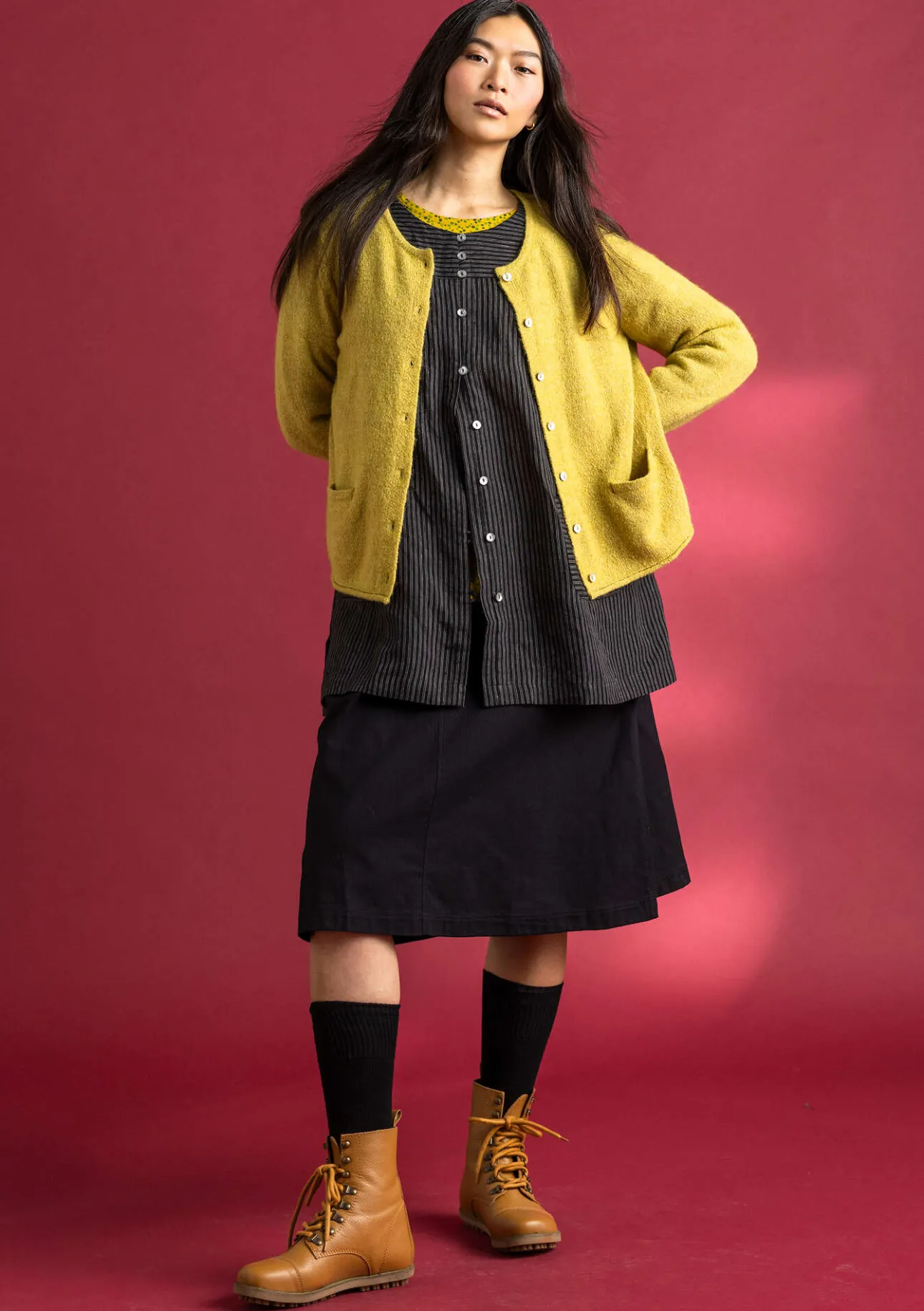 Gudrun Sjödén Strickjacke aus Alpakagemisch> Strickjacken